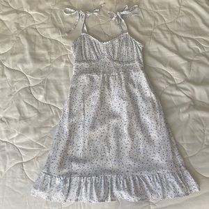 Holister Tie Strap Mini Sun Dress